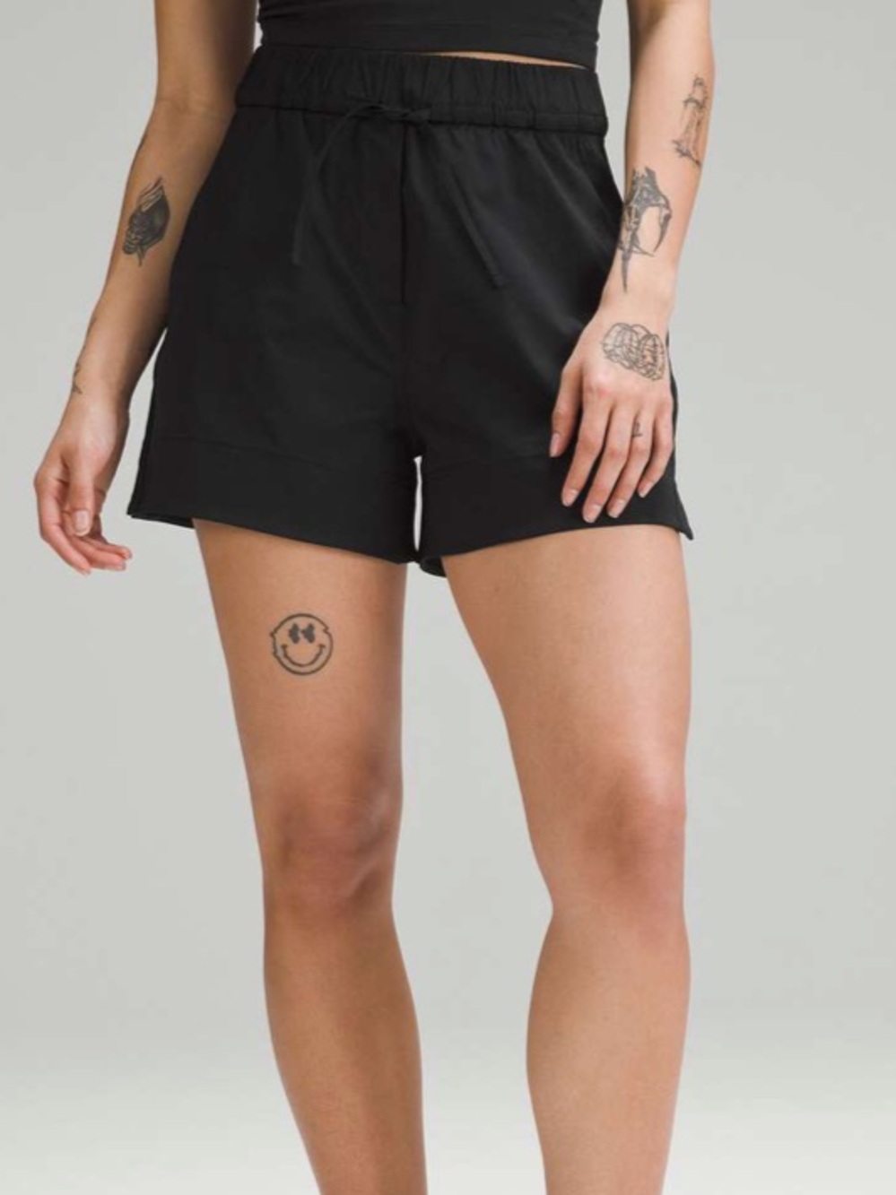 Lululemon Cinchable Waist HR Woven Short 3.5” Black